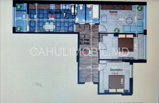 Spre vânzare apartament cu 3 camere, bloc nou, Centru